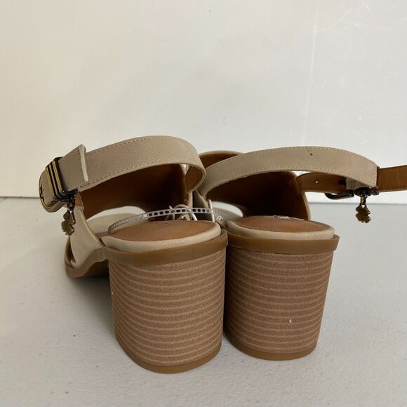 Lucky Brand Women's Tesyna Taupe Heels Sandals Size 7.5M‎ - Picture 5 of 9